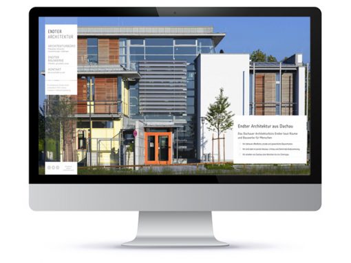 Architekturbüro Endter: <br/>Full-Service Webdesign und Text