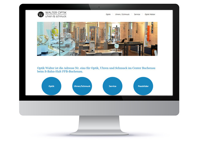 Optik Walter: Fullservice Webdesign und Content